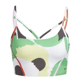 حمالة صدر رياضية adidas MMK YOGA BRA HC6850 TRAINING برتقالية اللون - حمالة صدر رياضية خفيفة للنساء
