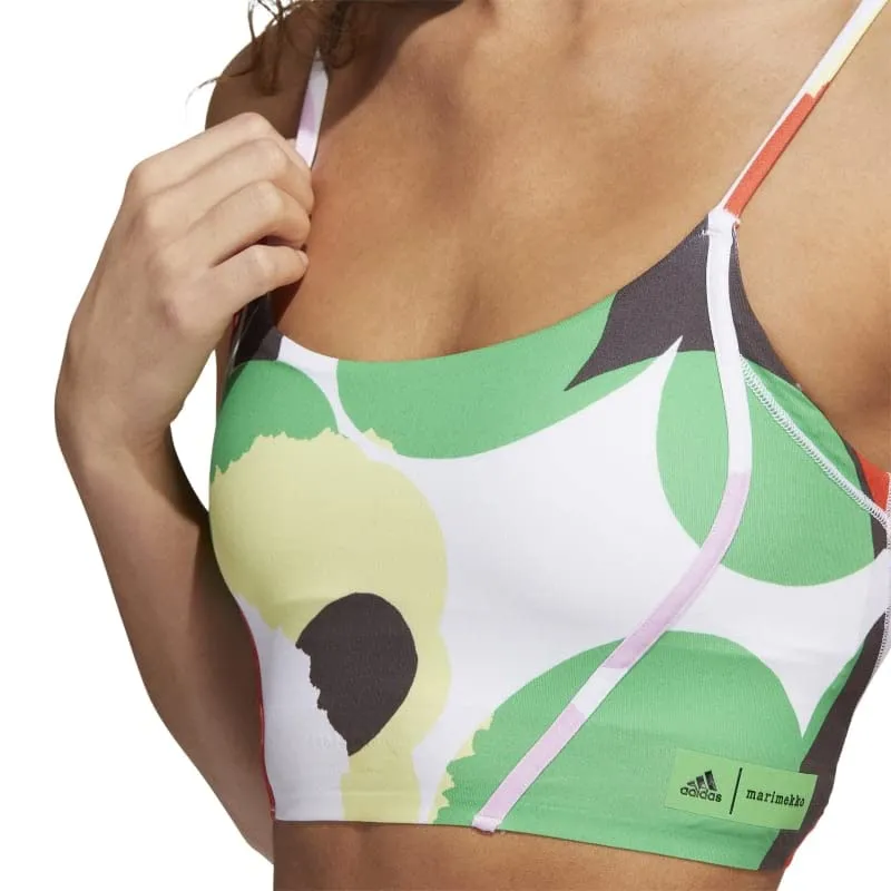 حمالة صدر رياضية adidas MMK YOGA BRA HC6850 TRAINING برتقالية اللون - حمالة صدر رياضية خفيفة للنساء