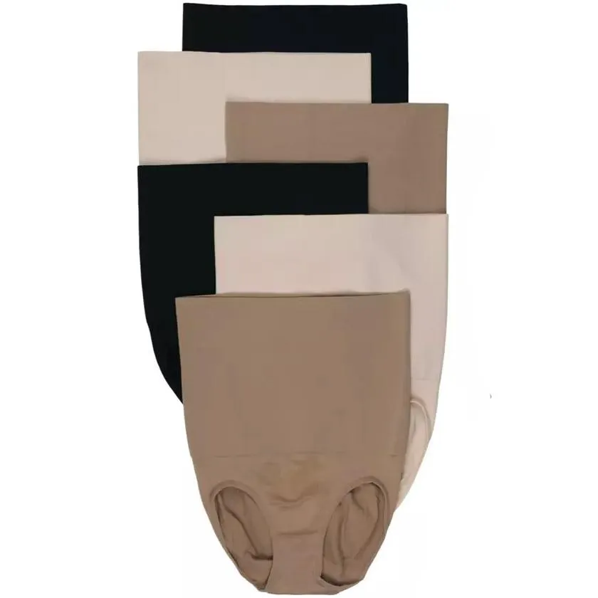 6-Pack: Double Layer Compression Control Brief Shaper