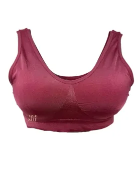 835275 Rose Wine Bralette with Removable Pads