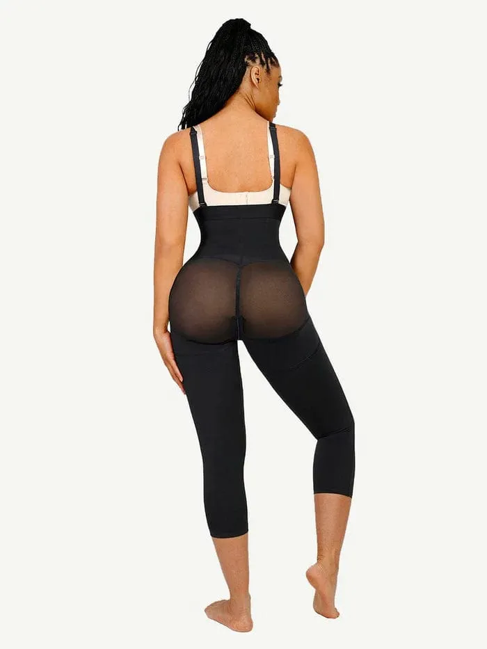 Adjustable Straps Open-Bust Tummy Control Shapewear Bodysuit