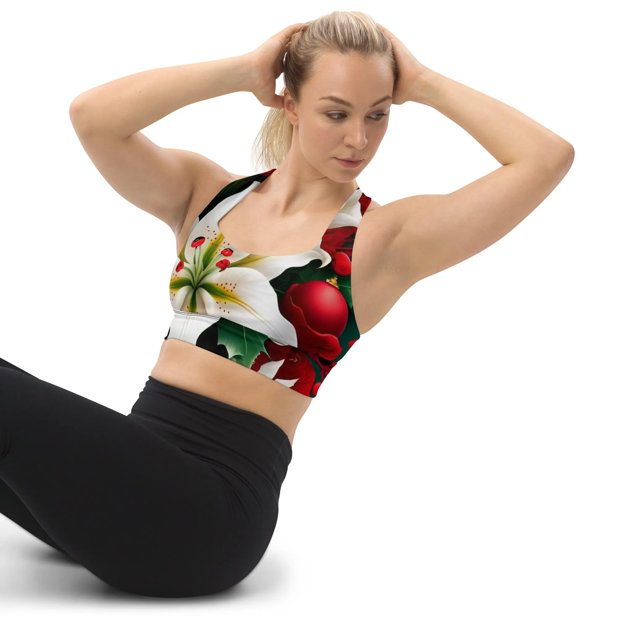 All over print sports bra