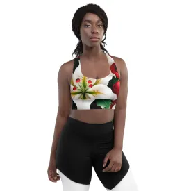 All over print sports bra