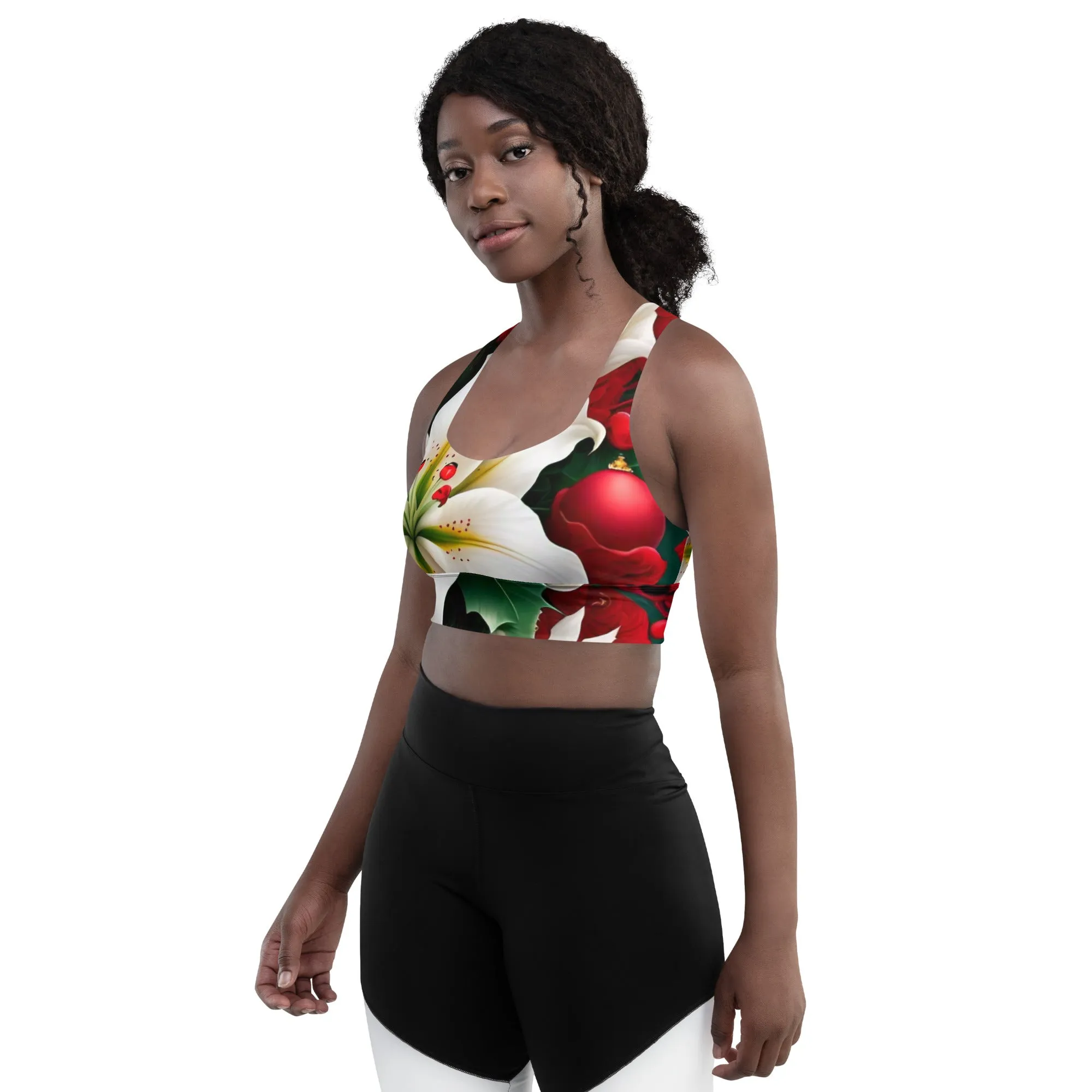 All over print sports bra
