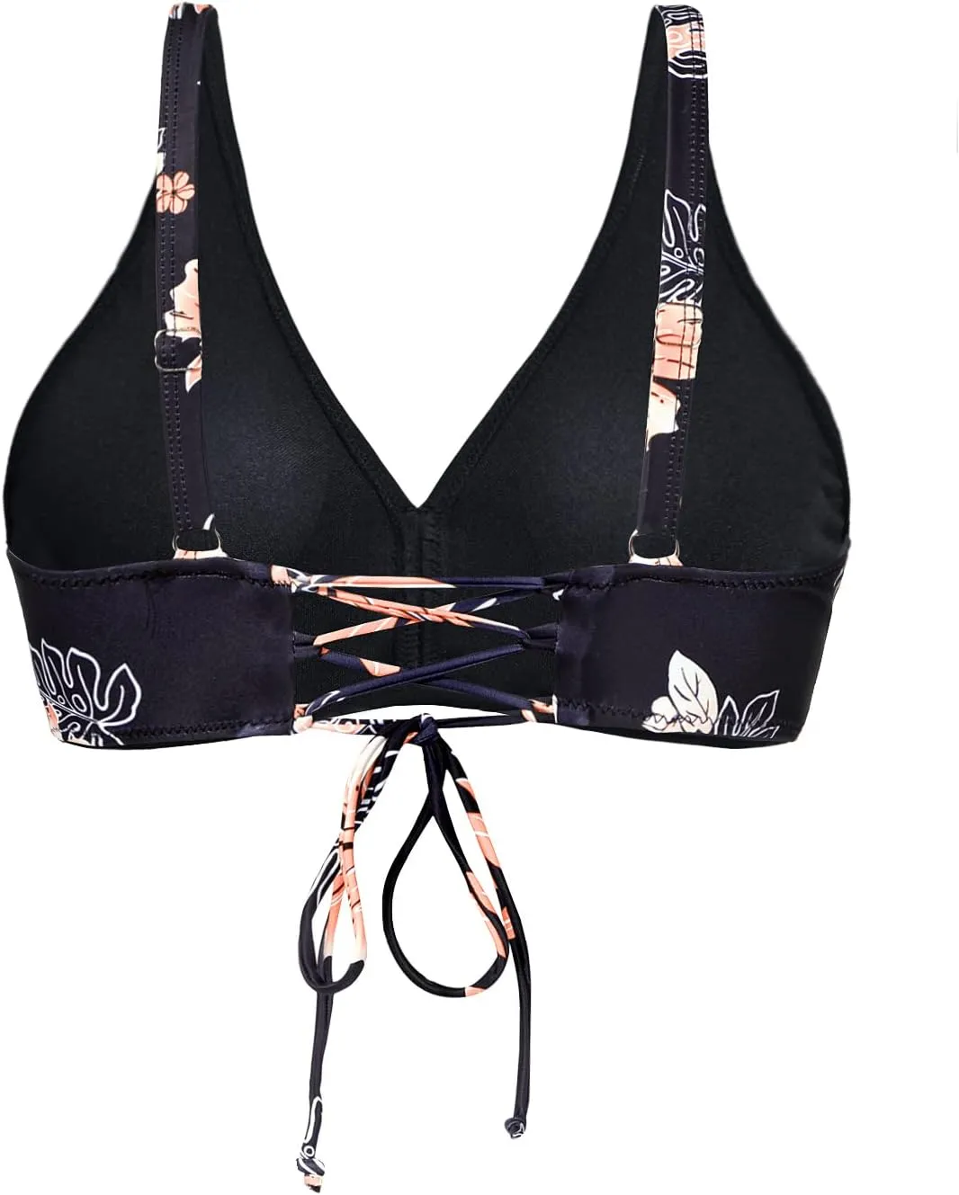 Aqua Eve Women Full Coverage Bikini Top No Bottom Push up Swimsuits Top Sport Bra Bathing Suits Tops