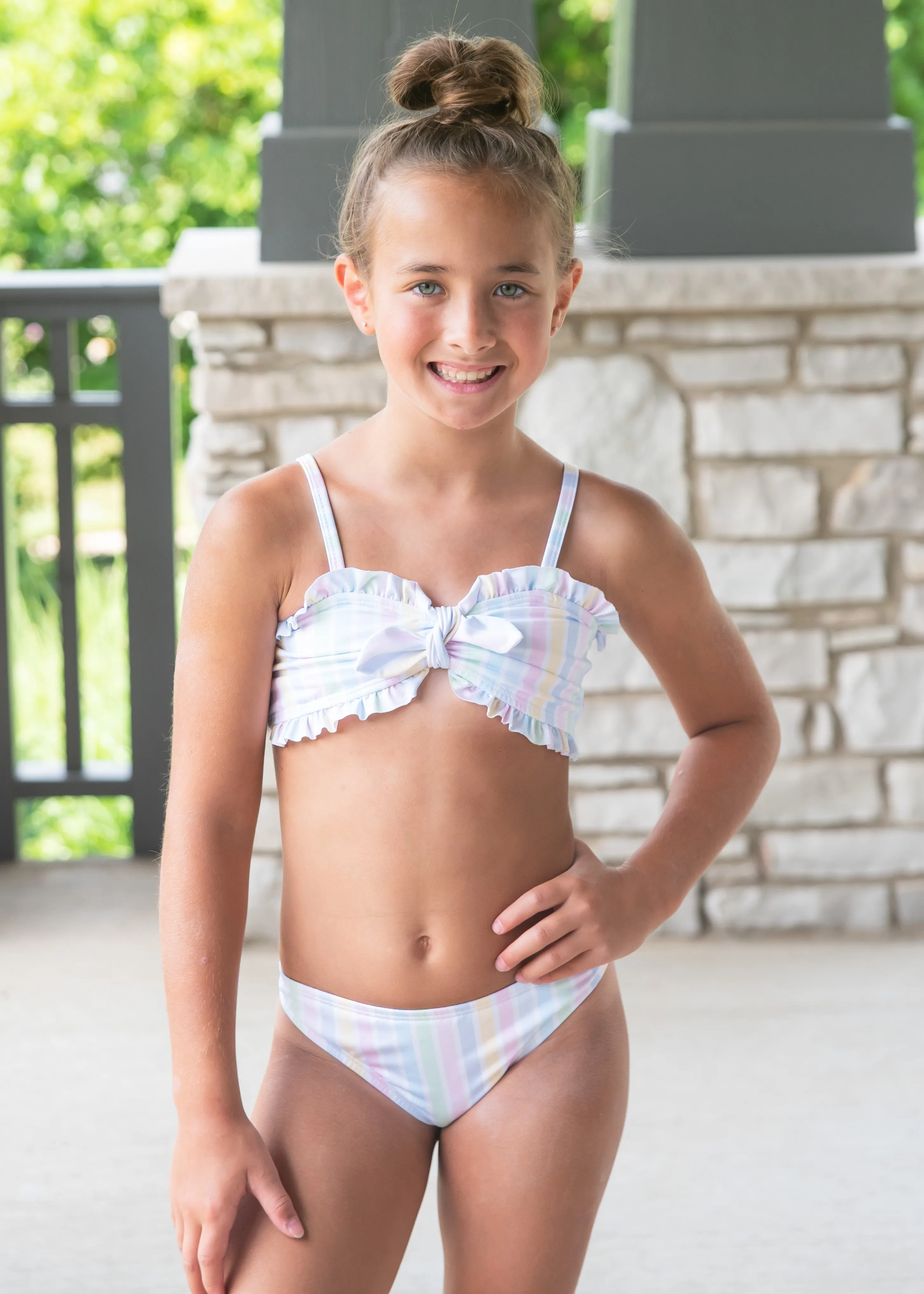 Bandeau Swim Two Piece Set - FINAL SALE