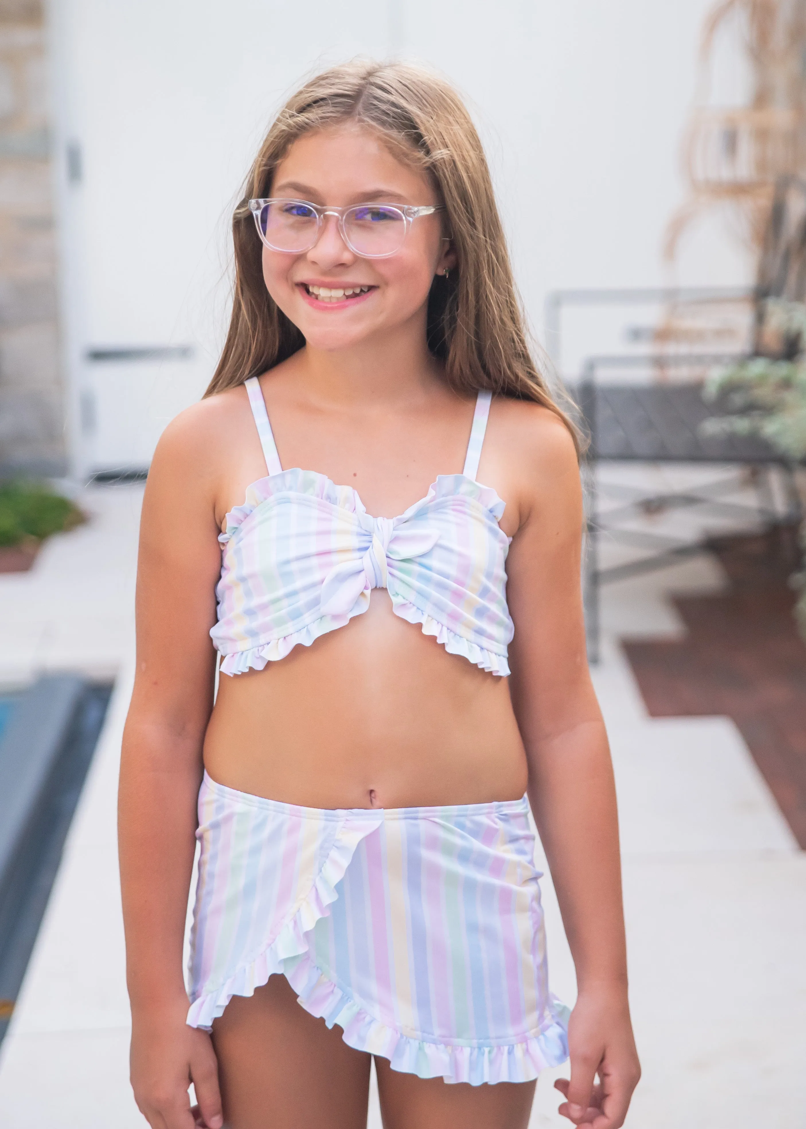 Bandeau Swim Two Piece Set - FINAL SALE