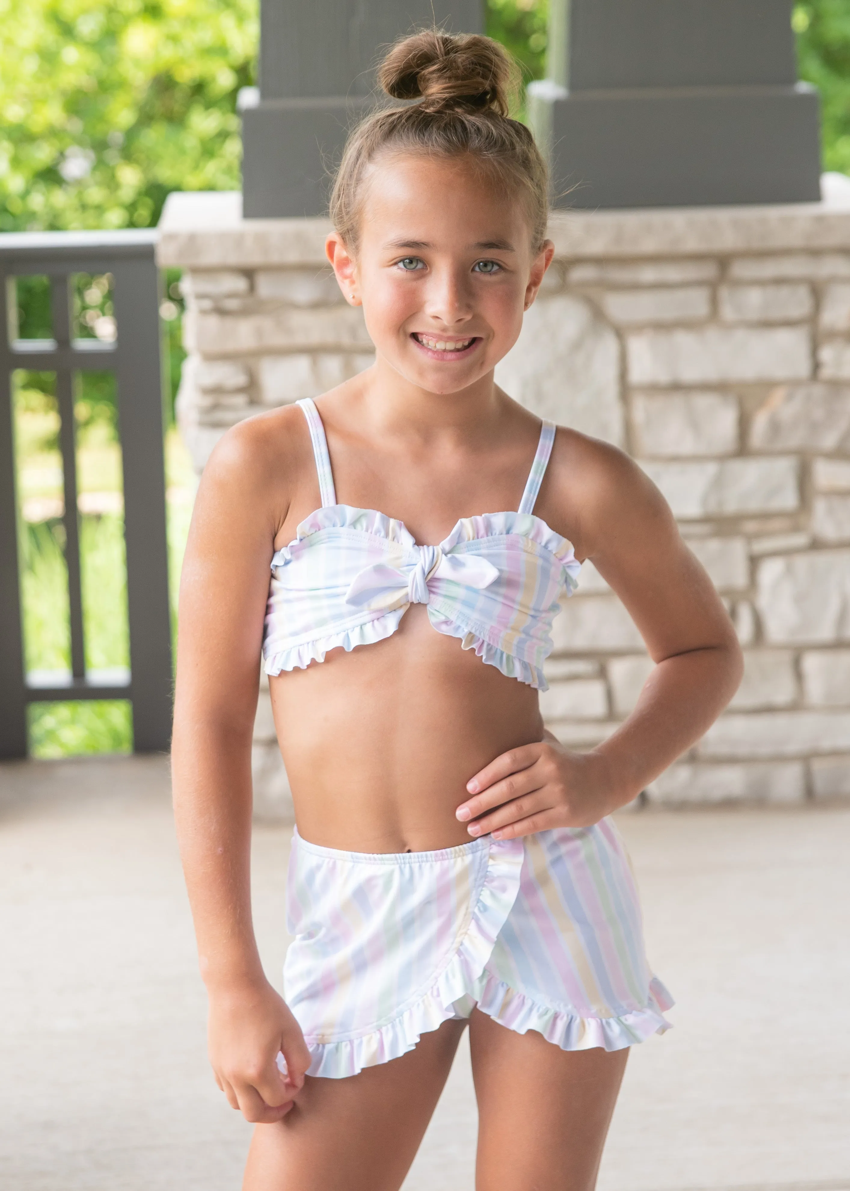 Bandeau Swim Two Piece Set - FINAL SALE