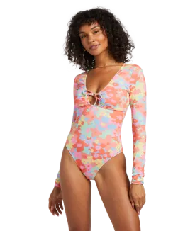 Billabong Coast Is Clear L/S One Piece-Multi