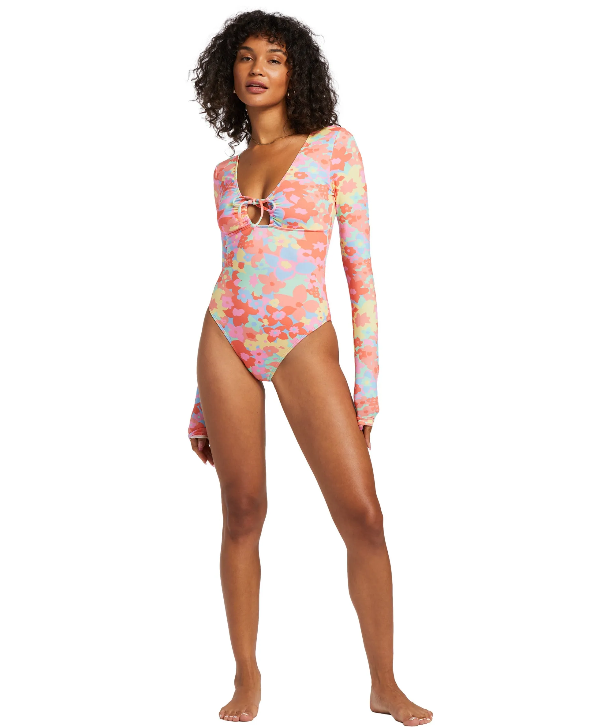 Billabong Coast Is Clear L/S One Piece-Multi