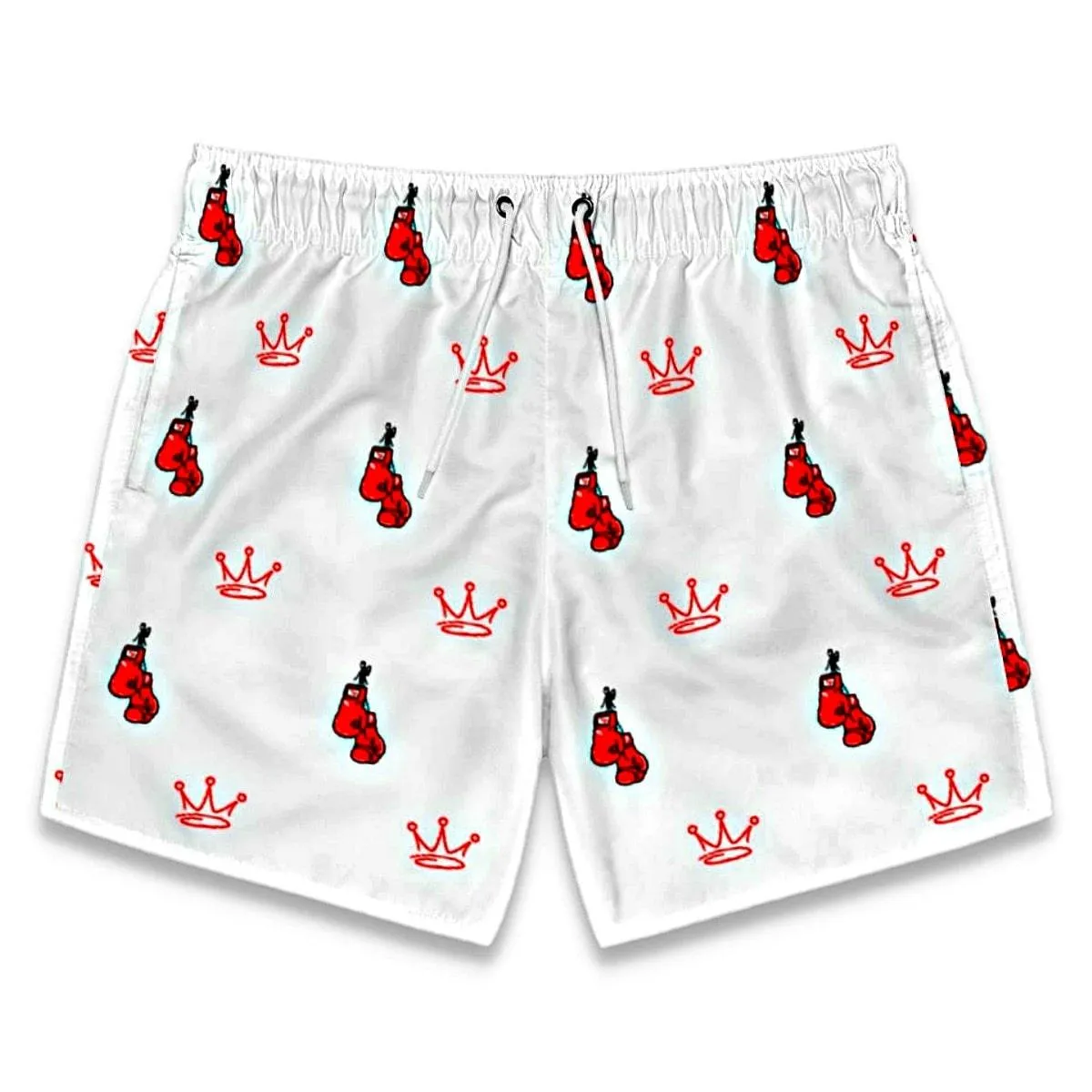 Boxing King Men's Short Swim Trunks