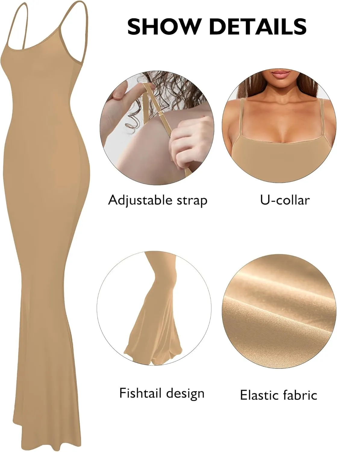 Buauty Womens Summer Dress Bodycon Maxi Dress Sleeveless Casual Long Dresses 2025 Spaghetti Strap Slip Elegant Evening Party