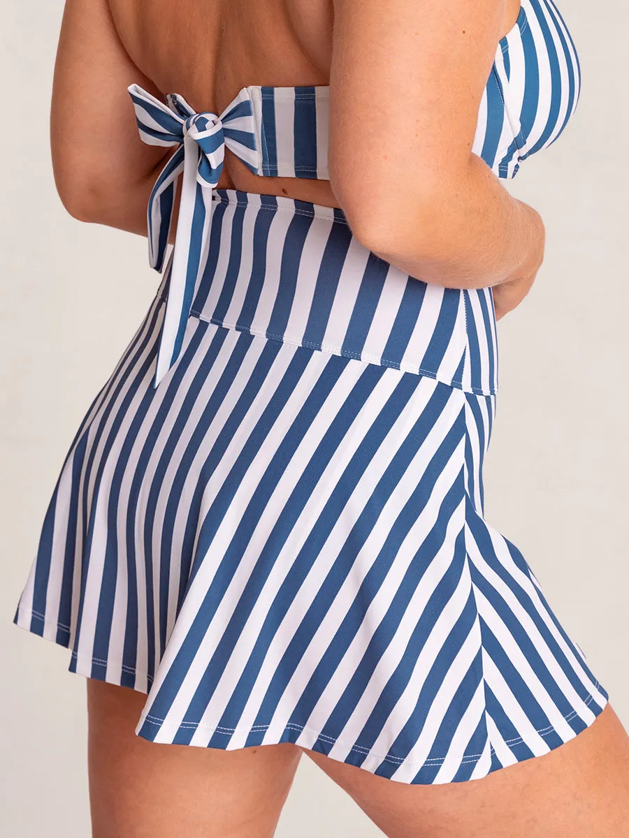 Bundle Shapermint Essentials - 1 Ruffled Bikini Top   1 Swim Skirt
