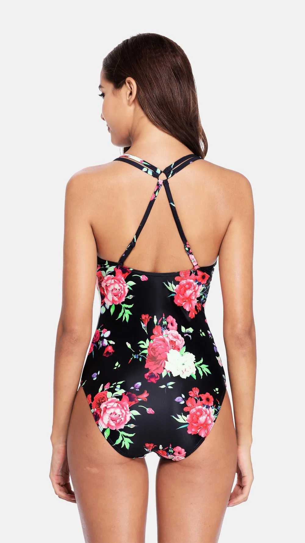 CARLA -  Women's Floral One Piece Monokini