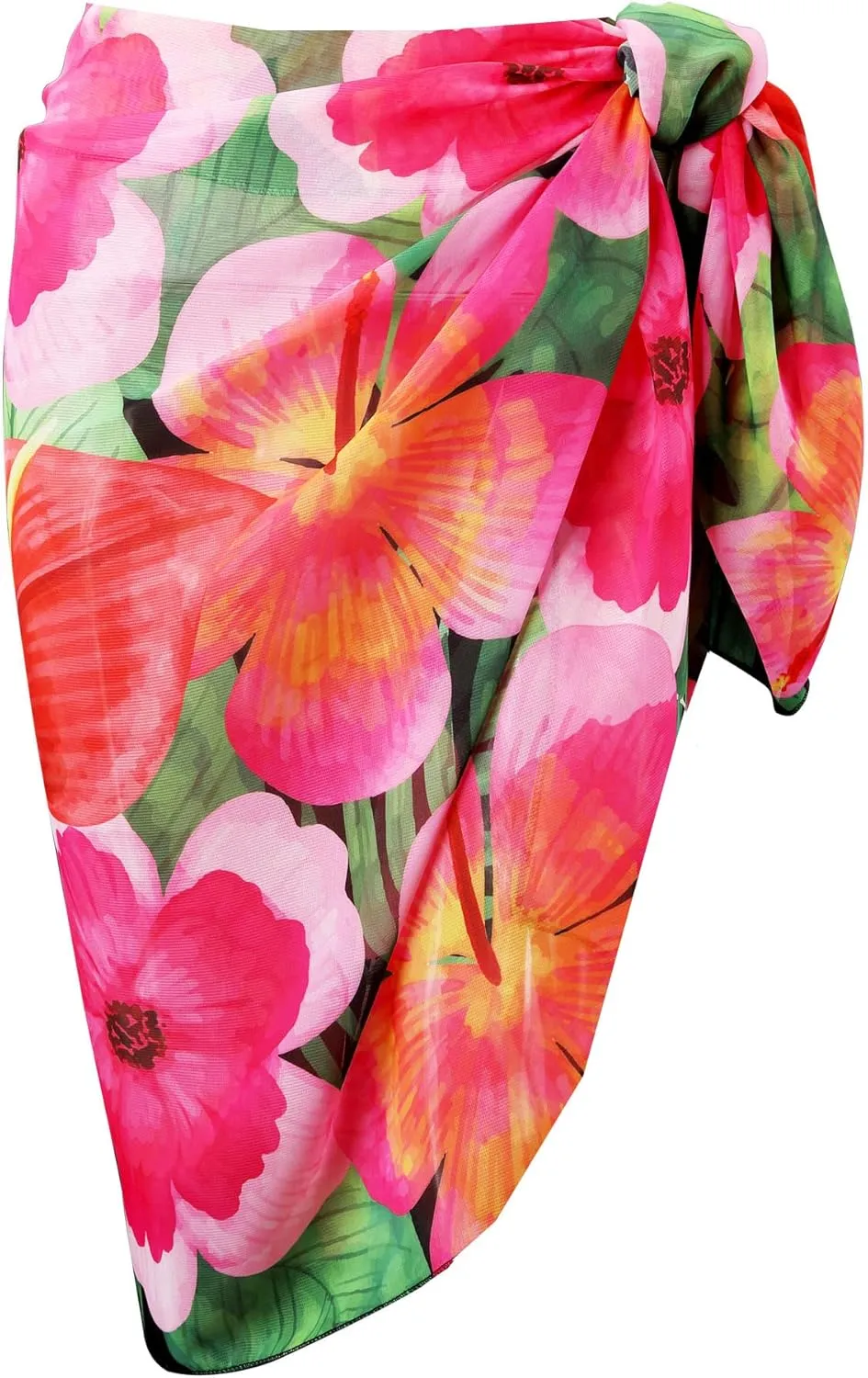 CHIC DIARY Women Swimwear Chiffon Pareo Beach Cover Up Bikini Sarong Swimsuit Wrap Skirts