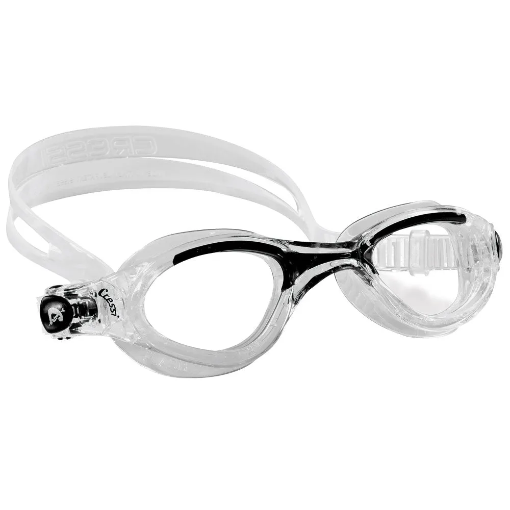 Cressi Swim Flash Goggle UV Protective Silicone Swimming Goggles
