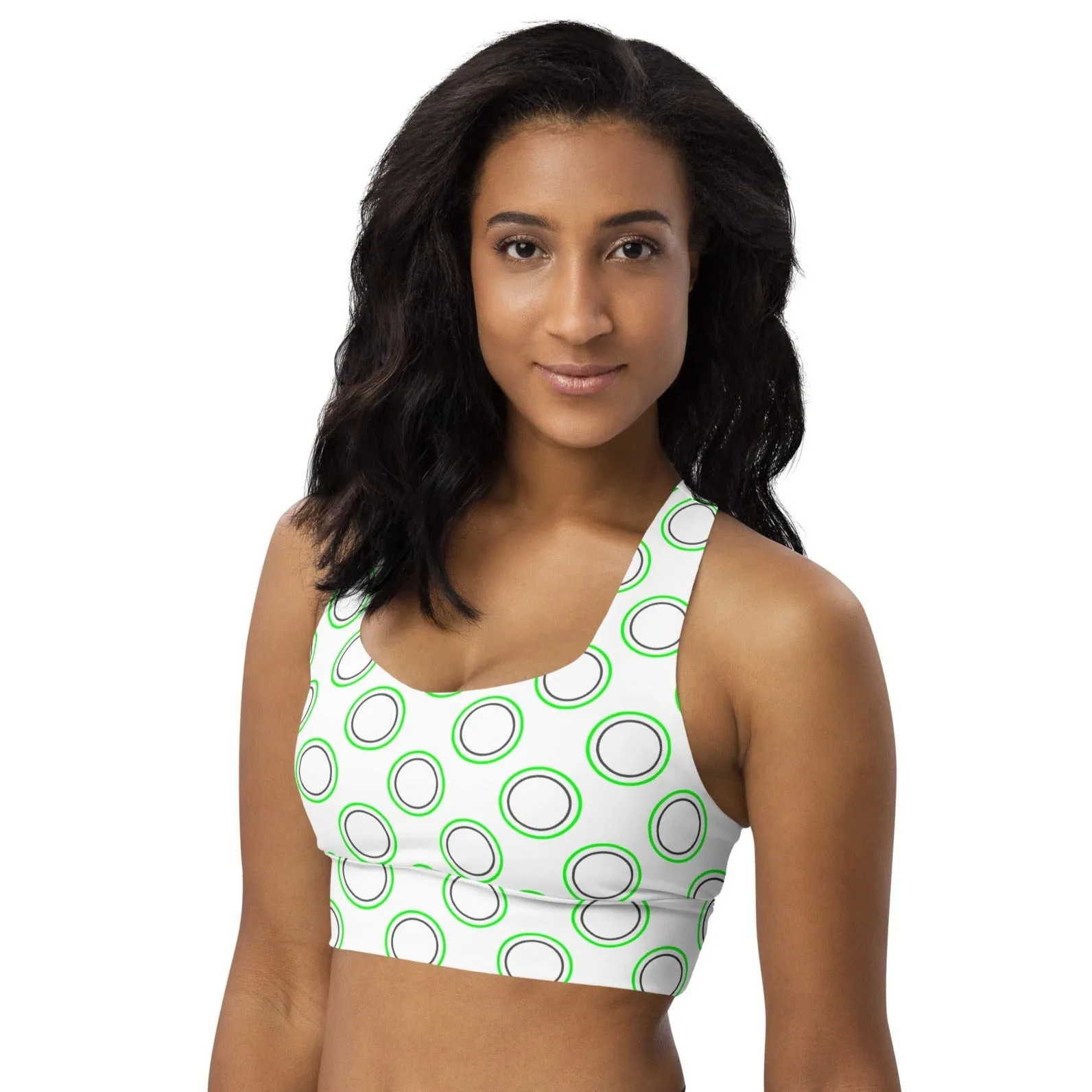 Designer Women’s Racerback Sports Bra, lioness-love