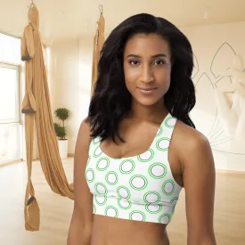Designer Women’s Racerback Sports Bra, lioness-love