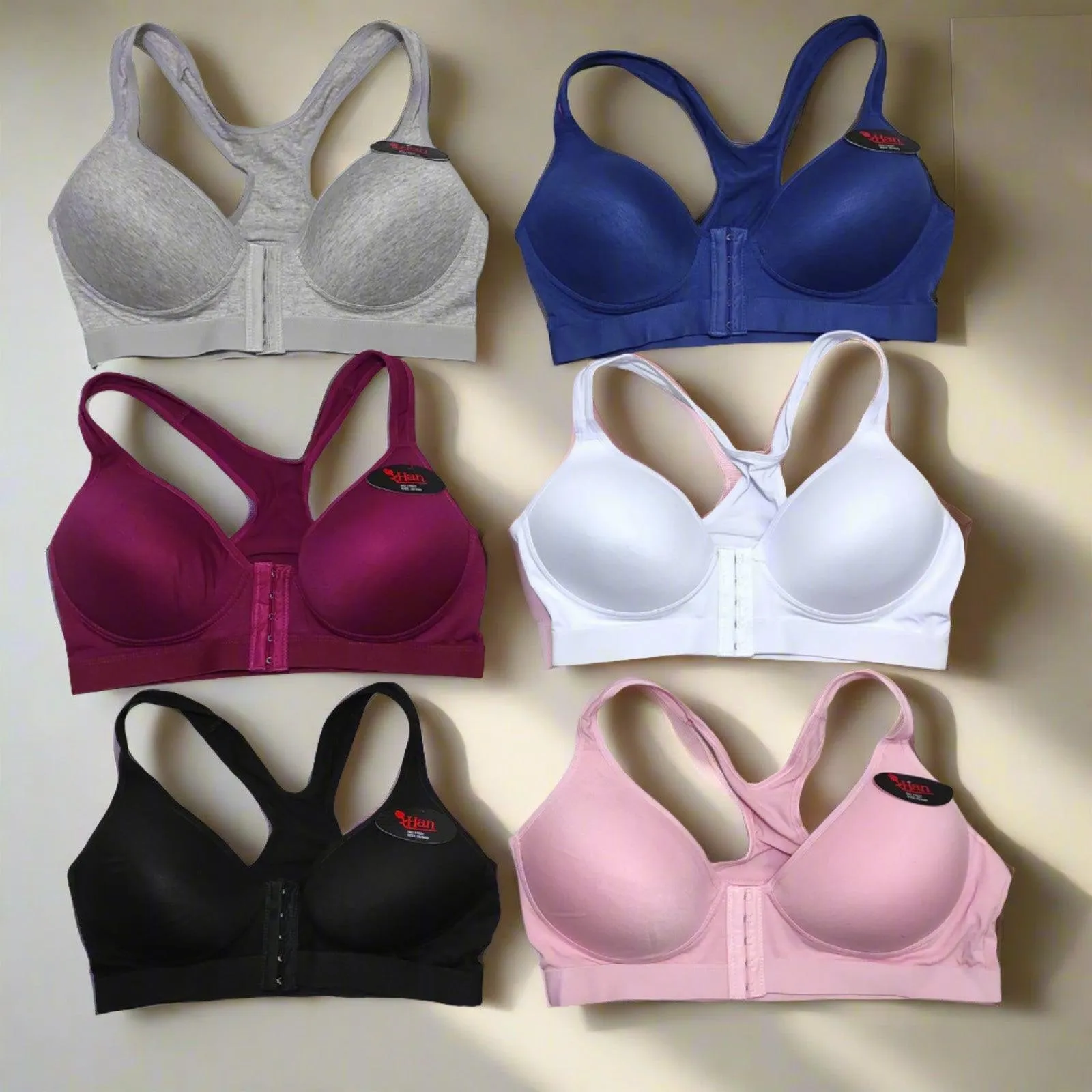 Han Push Up Front Closure Sports & Fitness Bra - 11027