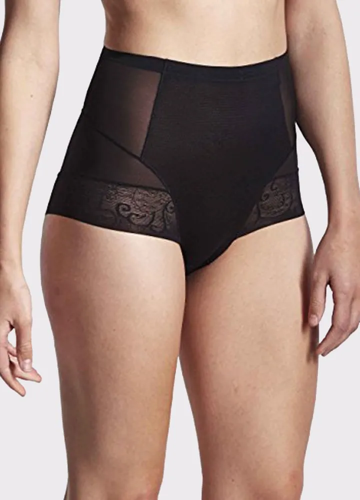 Jacquard Mesh Control Full Brief