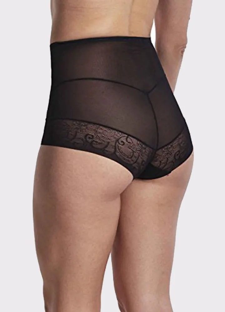 Jacquard Mesh Control Full Brief