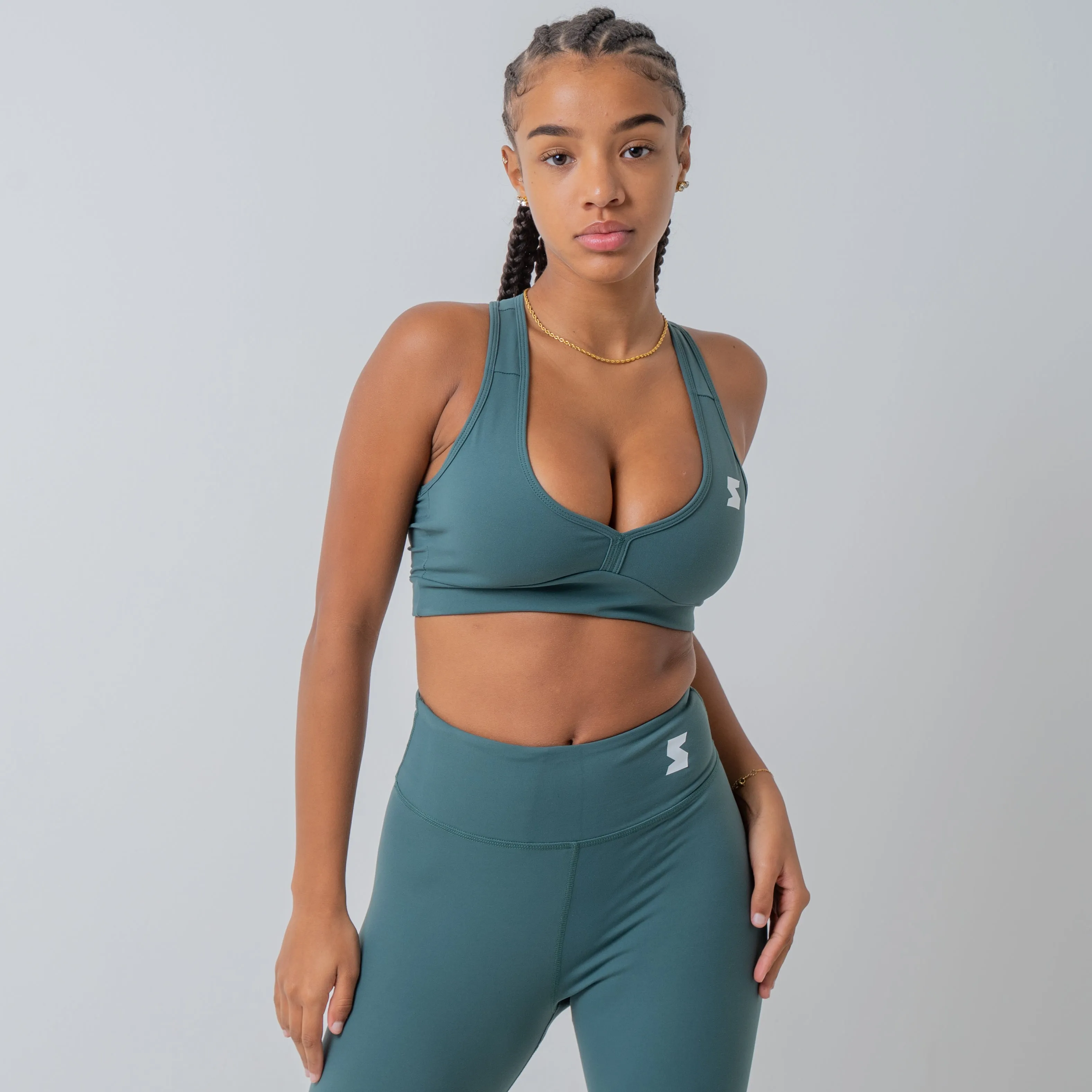 Jubilant Sports Bra Green