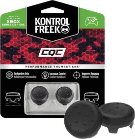 KontrolFreek CQC for Xbox One and Xbox Series X Controller | Performance Thumbsticks | 2 Mid-Rise Concave | Black