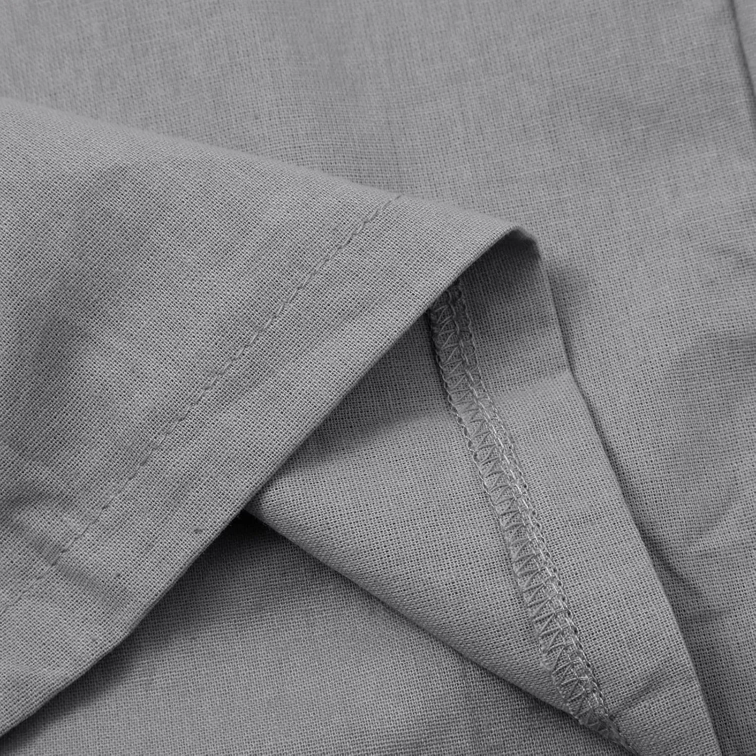 Linen Pants for Women Knee Length Bermuda Shorts Drawstring Elastic Waist Summer Casual Gym Shorts with Pockets 2025