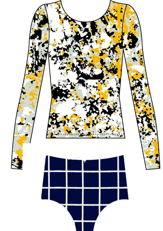 Long Sleeved Rash Top - Starlight