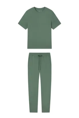 Men's Bamboo Lounge Set in Fairway Green