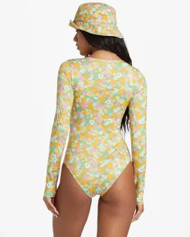 On The Bright Side Surfsuit Palm Green