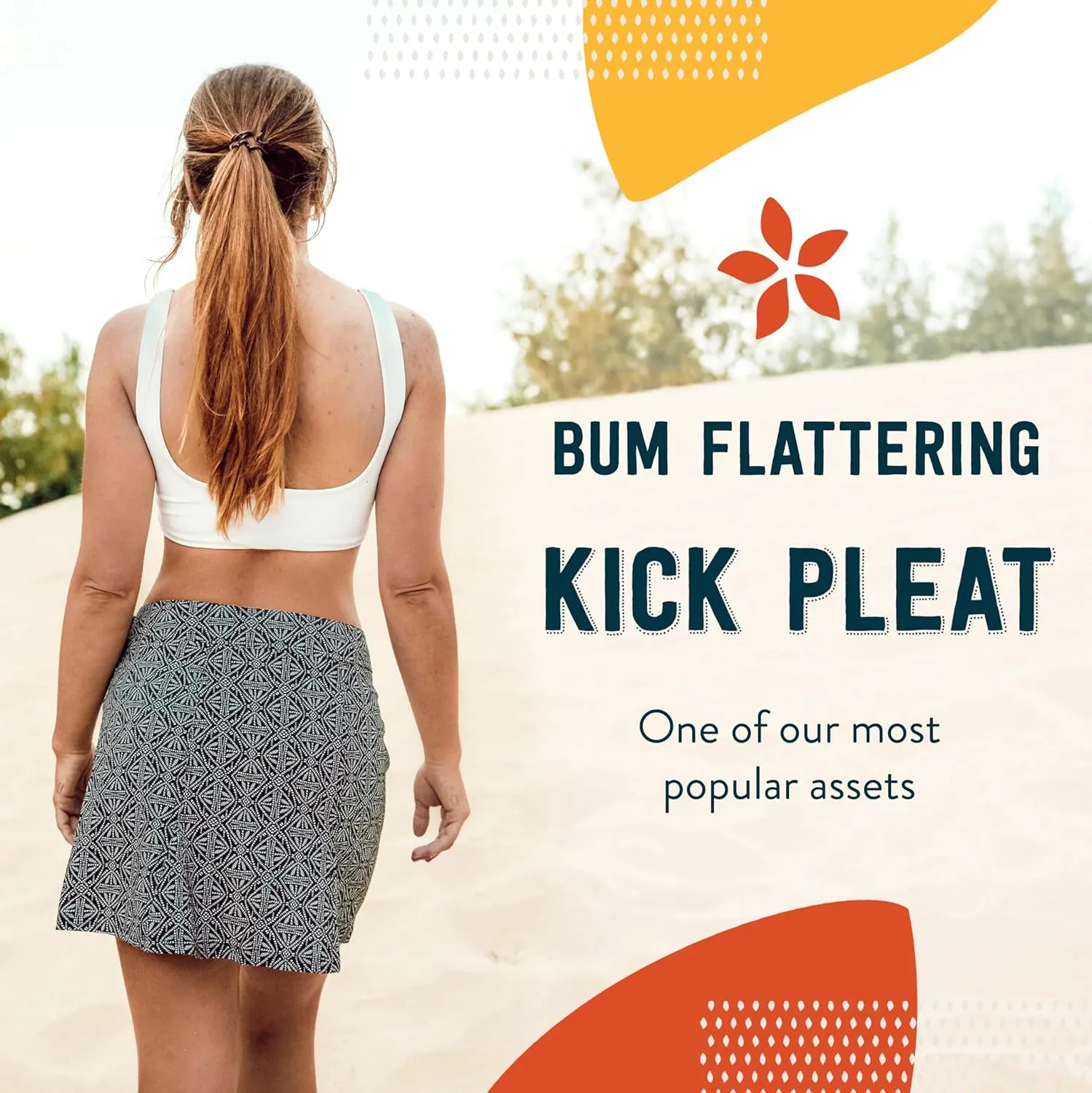 RipSkirt Hawaii Length 1 - Wrap Skirt for Women - Quick Dry Swim Cover-Up with Side Pocket - Lightweight for Beach & Travel