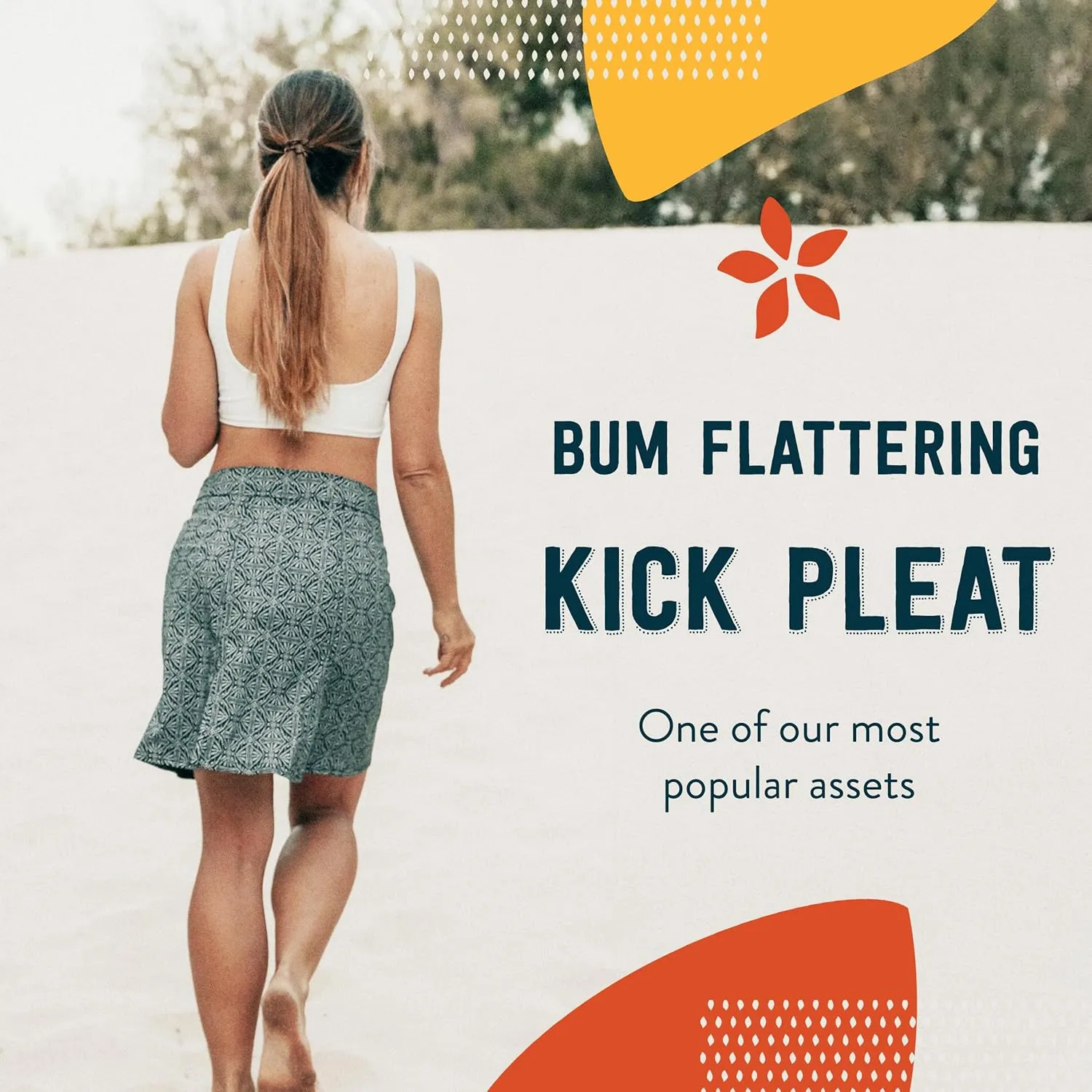RipSkirt Hawaii Length 2 - Wrap Skirt for Women - Quick Dry Swim Cover-Up for Beach, Travel with Pocket