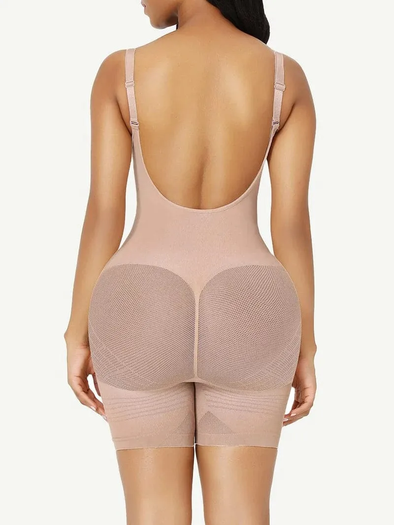 Sculpting Low Back Plus Size Tummy Control Shapewear Bodysuit