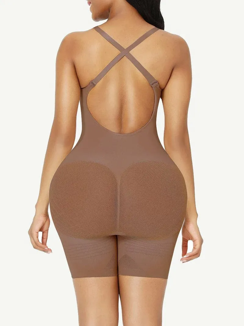 Sculpting Low Back Plus Size Tummy Control Shapewear Bodysuit