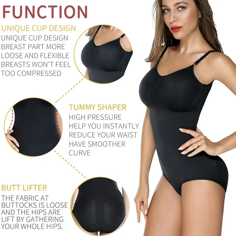 Seamless Tummy Control Slimming Bodysuit Shapewear