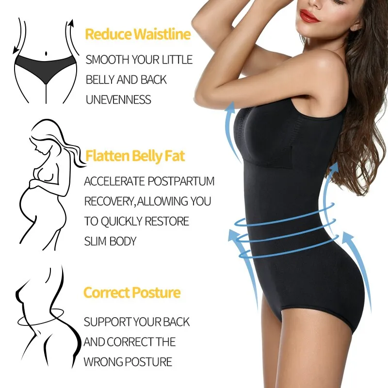 Seamless Tummy Control Slimming Bodysuit Shapewear