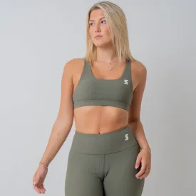Stamina Sports Bra Army Green