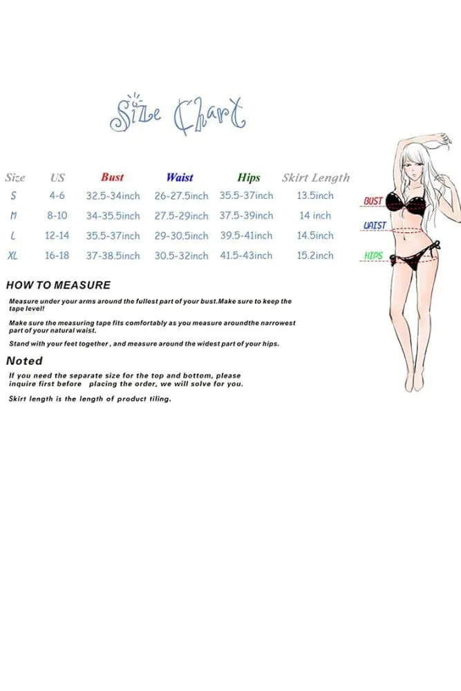 Swimdress Ruffle Swim Skirt Side Pull Tie Swimsuit Bottom