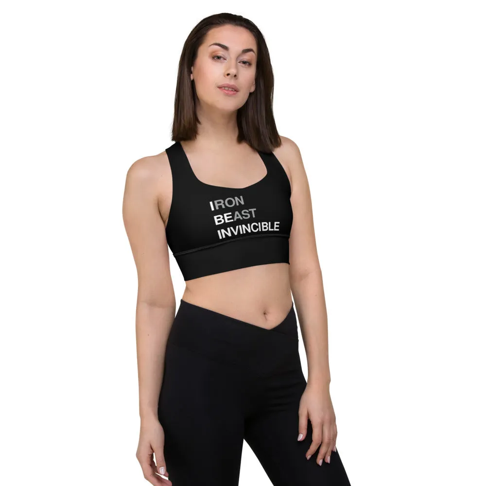 VISION LONGLINE PREMIUM SPORTS BRA Black - best sports bra