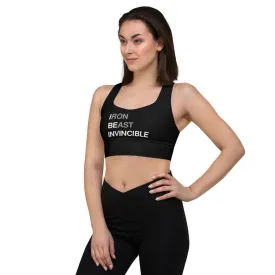 VISION LONGLINE PREMIUM SPORTS BRA Black - best sports bra