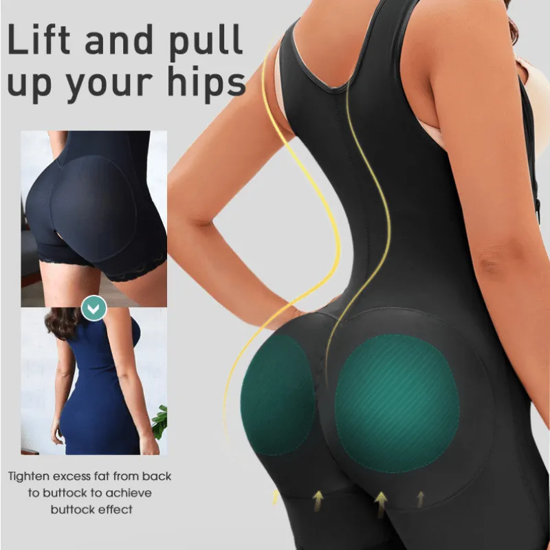 Women Underbust Slimming Shapewear Short Faja With Side Zipper