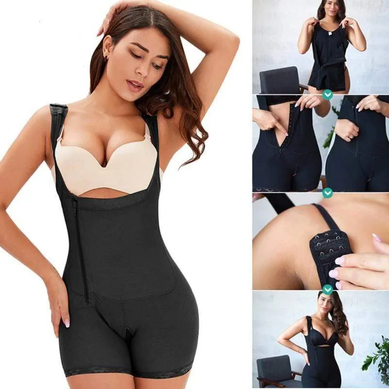 Women Underbust Slimming Shapewear Short Faja With Side Zipper