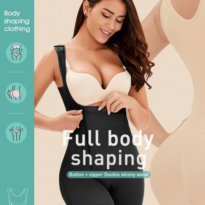Women Underbust Slimming Shapewear Short Faja With Side Zipper