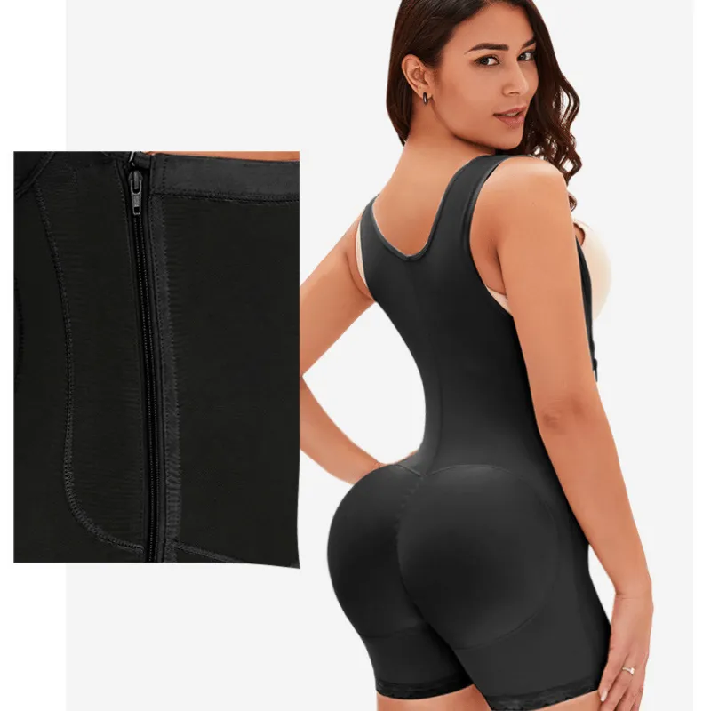 Women Underbust Slimming Shapewear Short Faja With Side Zipper