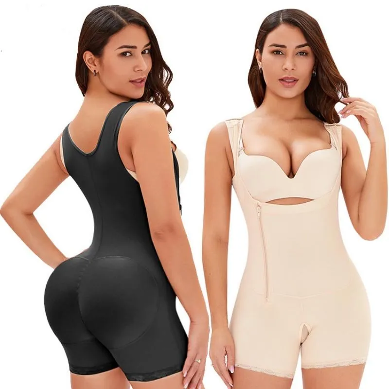 Women Underbust Slimming Shapewear Short Faja With Side Zipper