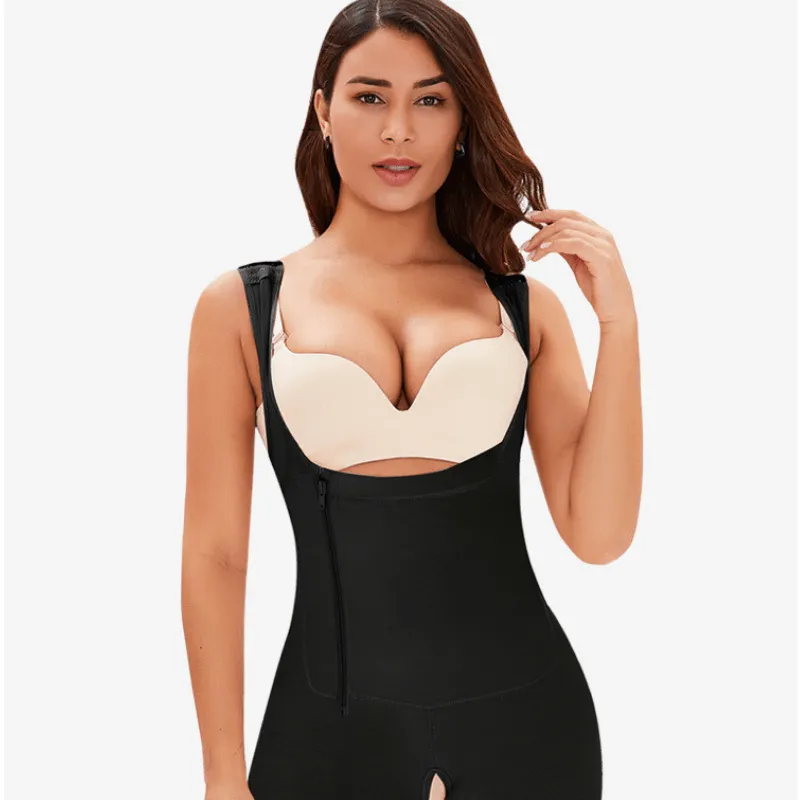 Women Underbust Slimming Shapewear Short Faja With Side Zipper