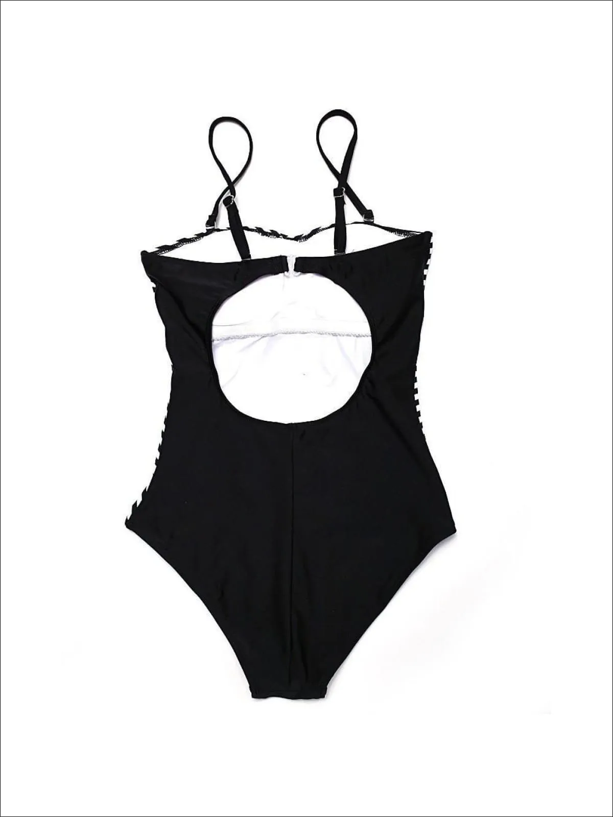 Women's Geometric Stripe Monokini
