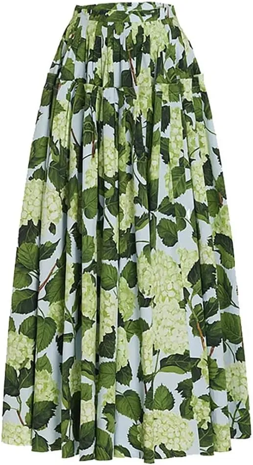 Women's One Piece Swimsuit with Cover Up Skirt Bikini Sarong Set Floral Print Bathing Suit with Wrap Skirt