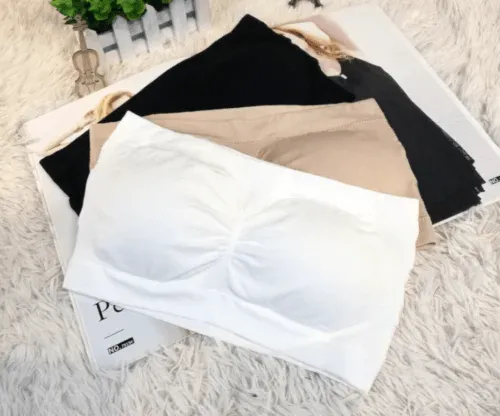 Womens Strapless Bra Removable Pads - 3384